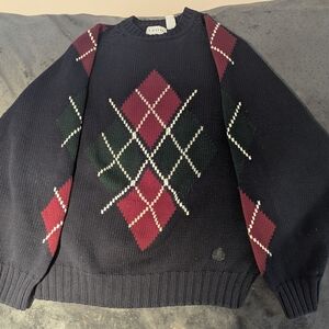 IZOD Men's Vintage Navy Blue Sweater XL